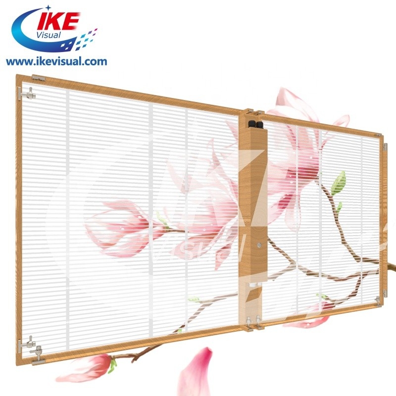 Outdoor Transparent LED Display Screen P5 IP65 Waterproof For Store
