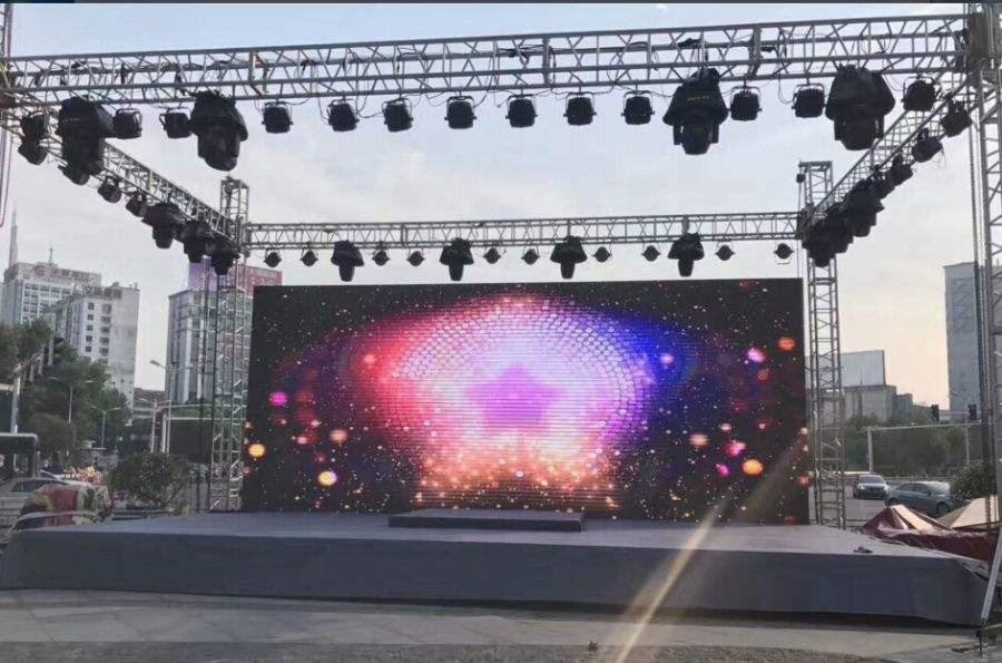 Hard Large Rental LED Stage Display Screen Video P6 For Concert Party